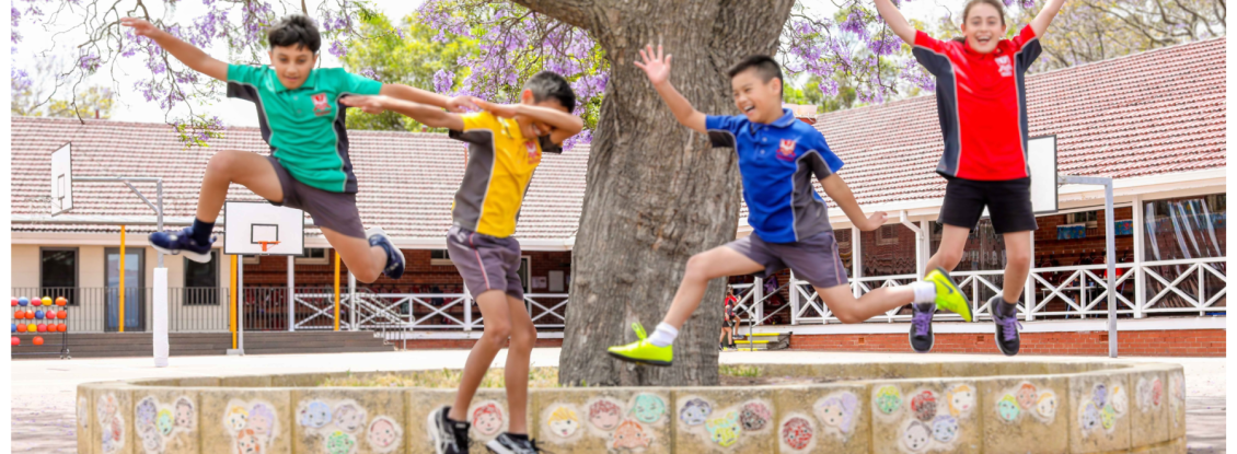 Leaping Students