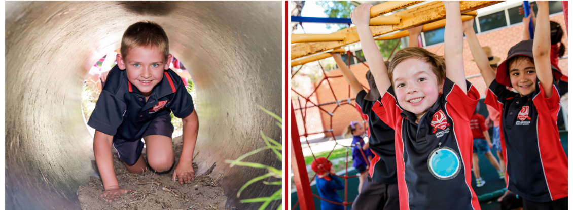 Playground Students